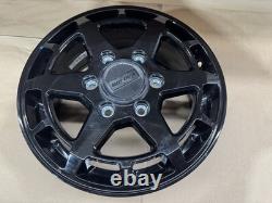 CAN AM MAVERICK R MAX BASE WHEEL FRONT OR REAR 16x7 BLACK WHEEL 2025-2026 (1)
