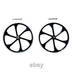 CDHPOWER 26 Alum Mag Wheels Set Rims 100x135MM & 36T Sprocket-Motorized Bicycle