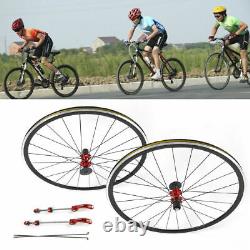 Cassette Wheel 700C Road Bike Bicycle Front Rear Rim C/V Brake 7/8/9/10/11 Speed