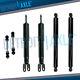 Chevy GMC Silverado Sierra 1500 Shock Absorbers + Sway Bars for Front & Rear 4WD