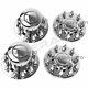 Chrome 19.5 Front+Rear Wheel Center Hub Cap 10 Lug Axle for 05-11 Dodge RAM