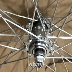 Chrome 26 S7 Wheelset Pair 36 Spoke w Whitewall Tires Hubs / Coaster Brake
