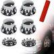 Chrome Hub Cover Semi Truck Wheel Kit Axle Cover 33mm Lug Front & Rear Complete