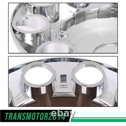 Chrome Hub Cover Semi Truck Wheel Kit Axle Cover 33mm Lug Front & Rear Complete