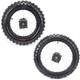 Complete Front +Rear 60/100- 14 80/100-12 Wheel Rim+Tire+Tube For Dirt Pit Bike
