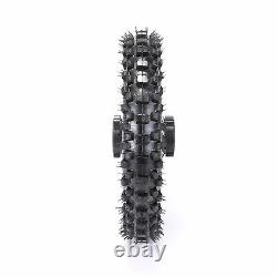 Complete Front +Rear 60/100- 14 80/100-12 Wheel Rim+Tire+Tube For Dirt Pit Bike