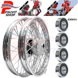 Complete Front&Rear Wheel Rim Hubs + Spoke HONDA TRAIL CT90 CT200 NEW