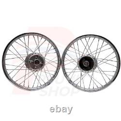 Complete Front&Rear Wheel Rim Hubs + Spoke HONDA TRAIL CT90 CT200 NEW