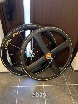 Corima Front And Rear Carbon Wheels Black See image