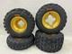 DWT A5 Gold Front Rear Rims Wheels Sunf A027 Tires LTR450 LTZ400 KFX450R KFX400