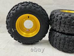 DWT Serwa Pro Vector Wheels & Tires Front and Rear Honda ATC 250R 350X 200X