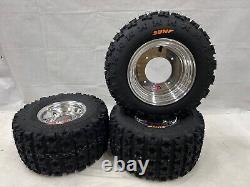 DWT Sunf A027 Wheels & Tires 22x7-11 Front 20x11-9 Rear Honda ATC 250R 350X 200X