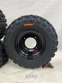 DWT Sunf A027 Wheels + Tires 23x8-11 Front 20x10-9 Rear Honda ATC 250R 350X 200X
