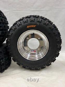 DWT Sunf A027 Wheels Tires 23x8-11 Front 20x11-9 Rear Honda ATC 200X 1983 1985