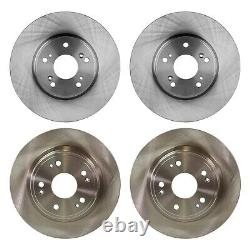 Disc Brake Rotor For 2013-2020 Honda Accord Front and Rear Solid 4-Wheel Set