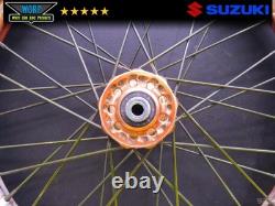Dna 2002 Suzuki Drz400e Anodized Front Rear Wheels Hubs Supermoto Tires 00-07