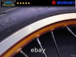 Dna 2002 Suzuki Drz400e Anodized Front Rear Wheels Hubs Supermoto Tires 00-07