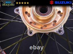Dna 2002 Suzuki Drz400e Anodized Front Rear Wheels Hubs Supermoto Tires 00-07