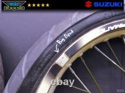 Dna 2002 Suzuki Drz400e Anodized Front Rear Wheels Hubs Supermoto Tires 00-07