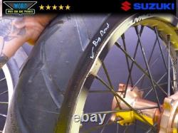 Dna 2002 Suzuki Drz400e Anodized Front Rear Wheels Hubs Supermoto Tires 00-07