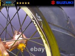 Dna 2002 Suzuki Drz400e Anodized Front Rear Wheels Hubs Supermoto Tires 00-07