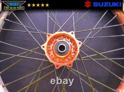 Dna 2002 Suzuki Drz400e Anodized Front Rear Wheels Hubs Supermoto Tires 00-07