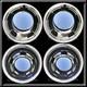 Dodge Ram Truck 3500 Wheel Simulators 2013-2014 Front Rear 17 Dual Rear Wheels
