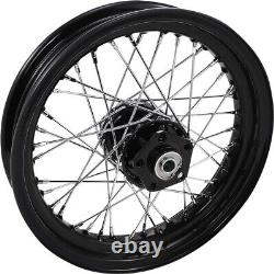 Drag Specialties Replacement Laced Front/Rear Wheel-16x3.00 Dual Disc-0203-0666