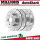 Drilled Slotted Brake Rotors Set of 4 Front & Rear for Acura MDX ZDX 3.7L