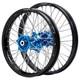 Dubya 80-3562DB Edge Complete Front/Rear Wheel Set 1.60 x 21 / 2.15 x 18 Black
