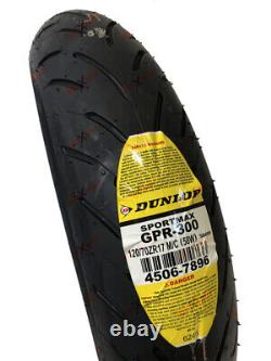 Dunlop Sportmax 190/50ZR17 120/70ZR17 Front Rear Motorcycle Tires GPR 300