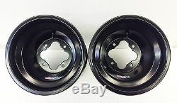 Dwt Black A5 10 Front 9 Rear Wheels Rims Yamaha Yfz450 Banshee Raptor 700 660