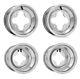 Dwt Polished A5 10 Front 8 Rear Wheels Rims Honda Trx 450r 250r 400ex