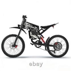 Electric Bike E-Bike 6000W Peak 60V 30AH Adult Bicycles 70/100-19 Off-Road Tire