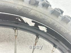 Excel Wheel Set 19/16 Black Fits Honda CRF150R 2008 Front Rear Rim Sprocket Hub