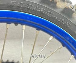 Excel Wheel Set 21/19 Blue Fits Yamaha YZ250F 2019-2023 Front Rear Sprocket
