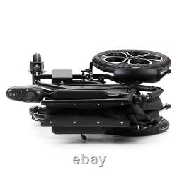 FOLD AND TRAVEL Lightweight Foldable Electric Wheelchair with Lithium Battery