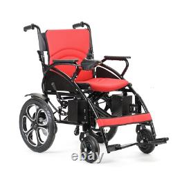FOLD AND TRAVEL Lightweight Foldable Electric Wheelchair with Lithium Battery