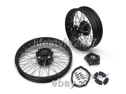 FRONT & REAR BLACK TUBELESS SPOKED WHEEL RIM Genuine Royal Enfield Himalayan 450