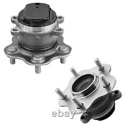 FWD Front & Rear Wheel Bearing & Hubs for 2014 2015 2016-2019 Nissan Rogue Sport