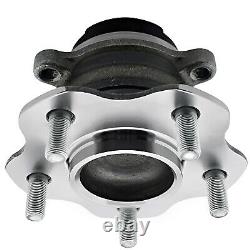 FWD Front & Rear Wheel Bearing & Hubs for 2014 2015 2016-2019 Nissan Rogue Sport