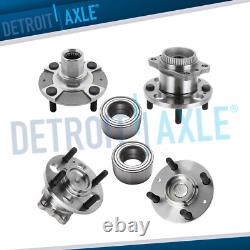 FWD Front and Rear Wheel Bearing Hubs Assembly for 2012 2017 Hyundai Accent