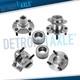 FWD Front and Rear Wheel Bearing Hubs Assembly for 2012 2017 Hyundai Accent