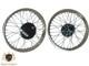 Fit For 19 Half Width Hub Front & Rear Wheel Rim Set Royal Enfield Bsa Norton