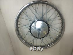 Fit For 19 Half Width Hub Front & Rear Wheel Rim Set Royal Enfield Bsa Norton