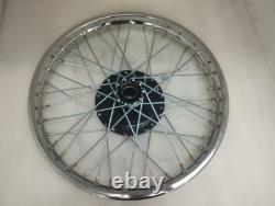 Fit For 19 Half Width Hub Front & Rear Wheel Rim Set Royal Enfield Bsa Norton