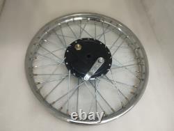 Fit For 19 Half Width Hub Front & Rear Wheel Rim Set Royal Enfield Bsa Norton