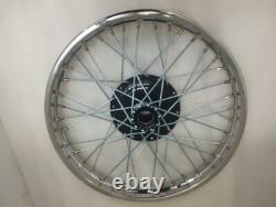 Fit For 19 Half Width Hub Front & Rear Wheel Rim Set Royal Enfield Bsa Norton
