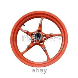 Fit For KTM RC 200 390 Gen-3 Orange Color Front & Rear Wheel Rim (2022) Model