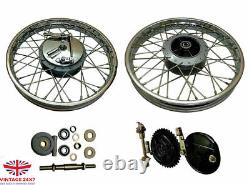 Fit For Royal Enfield Complete 19 Front &rear Wheel Rim Bullet Electra 500cc